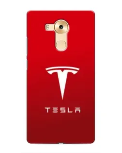 Чехол для Huawei Mate 8 (NXT) с картинкой «Tesla Red Classic»