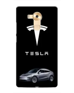 Чехол для Huawei Mate 8 (NXT) с картинкой «Tesla Model Y»