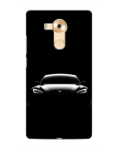 Чехол для Huawei Mate 8 (NXT) с картинкой «Фары Tesla Night» Чехол для Huawei Mate 8 (NXT) с картинкой «Фары Tesla Night»