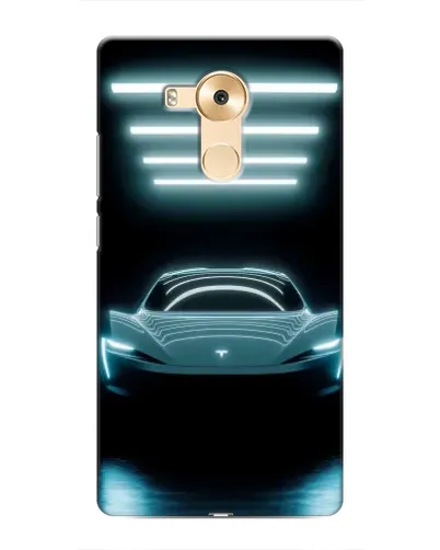 Чехол для Huawei Mate 8 (NXT) с картинкой «Tesla в неоне» Чехол для Huawei Mate 8 (NXT) с картинкой «Tesla в неоне»