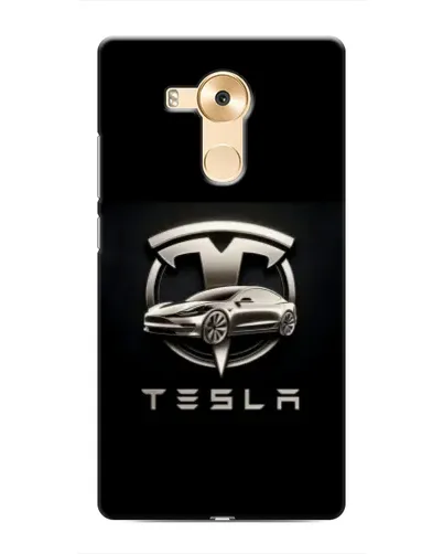 Чехол для Huawei Mate 8 (NXT) с картинкой «Tesla — серебристое авто» Чехол для Huawei Mate 8 (NXT) с картинкой «Tesla — серебристое авто»