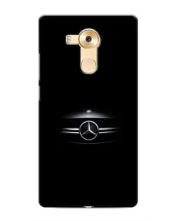 Чехол для Huawei Mate 8 (NXT) с картинкой «Mercedes — абстрактные линии»