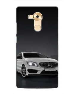 Чехол для Huawei Mate 8 (NXT) с картинкой «Mercedes AMG GT Silver»