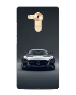 Чехол для Huawei Mate 8 (NXT) с картинкой «Mercedes на черном»