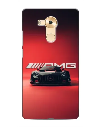 Чехол для Huawei Mate 8 (NXT) с картинкой «Mercedes AMG — красная линия»
