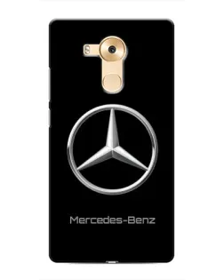 Чехол для Huawei Mate 8 (NXT) с картинкой «Mercedes Silver Logo»