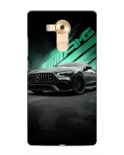 Чехол для Huawei Mate 8 (NXT) с картинкой «Темный Mercedes AMG»