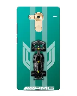 Чехол для Huawei Mate 8 (NXT) с картинкой «Mercedes AMG Petronas»
