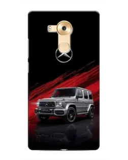 Чехол для Huawei Mate 8 (NXT) с картинкой «Mercedes G-Class красный»