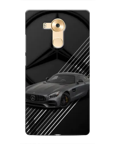 Чехол для Huawei Mate 8 (NXT) с картинкой «Mercedes AMG — графика»