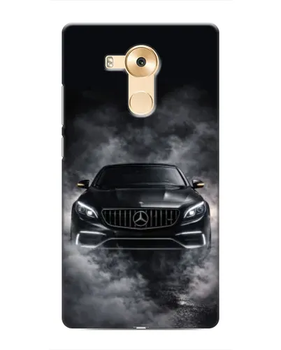 Чехол для Huawei Mate 8 (NXT) с картинкой «Mercedes в дыму»