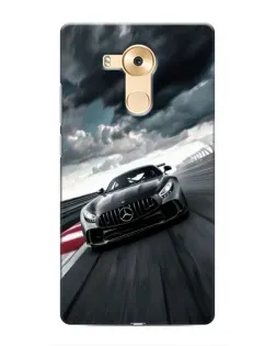 Чехол для Huawei Mate 8 (NXT) с картинкой «Гоночный Mercedes AMG»