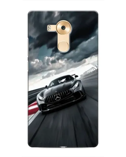 Чехол для Huawei Mate 8 (NXT) с картинкой «Гоночный Mercedes AMG»