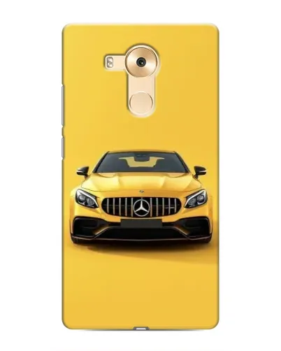 Чехол для Huawei Mate 8 (NXT) с картинкой «Желтый Mercedes GT»