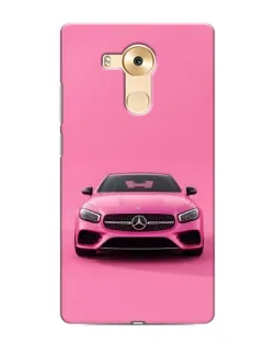 Чехол для Huawei Mate 8 (NXT) с картинкой «Розовый Mercedes AMG»