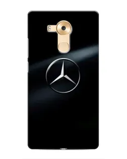 Чехол для Huawei Mate 8 (NXT) с картинкой «Mercedes на металле»