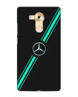 Чехол для Huawei Mate 8 (NXT) с картинкой «Спортивные линии Mercedes»