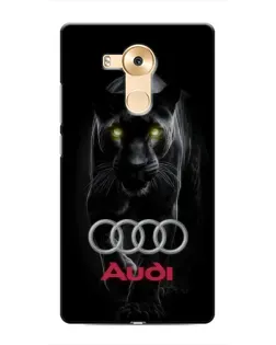 Чехол для Huawei Mate 8 (NXT) с картинкой «Пантера и Audi»