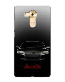 Чехол для Huawei Mate 8 (NXT) с картинкой «Audi — градиентный контур»