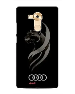 Чехол для Huawei Mate 8 (NXT) с картинкой «Графика — пантера и Audi»