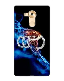 Чехол для Huawei Mate 8 (NXT) с картинкой «Энергия лого Audi»