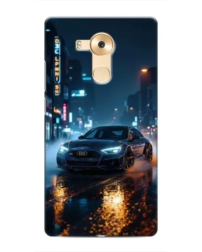 Чехол для Huawei Mate 8 (NXT) с картинкой «Ночной город и Audi» Чехол для Huawei Mate 8 (NXT) с картинкой «Ночной город и Audi»