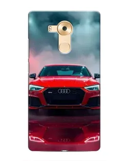 Чехол для Huawei Mate 8 (NXT) с картинкой «Audi RS — красный стиль»