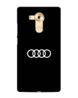 Чехол для Huawei Mate 8 (NXT) с картинкой «Audi White Logo»