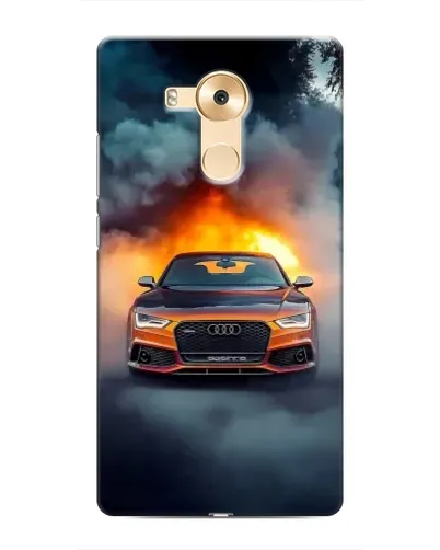 Чехол для Huawei Mate 8 (NXT) с картинкой «Audi в огненном дыму» Чехол для Huawei Mate 8 (NXT) с картинкой «Audi в огненном дыму»
