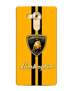 Чехол для Huawei Mate 8 (NXT) с картинкой «Lamborghini Stripe желтый» Чехол для Huawei Mate 8 (NXT) с картинкой «Lamborghini Stripe желтый»