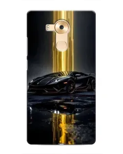 Чехол для Huawei Mate 8 (NXT) с картинкой «Ночной Lamborghini драйв»