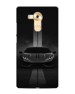 Чехол для Huawei Mate 8 (NXT) с картинкой «Lamborghini симметрия дорог»