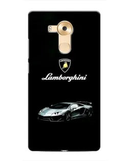 Чехол для Huawei Mate 8 (NXT) с картинкой «Логотип Lamborghini классика»
