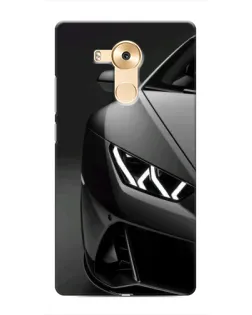 Чехол для Huawei Mate 8 (NXT) с картинкой «Lamborghini фары детализация»