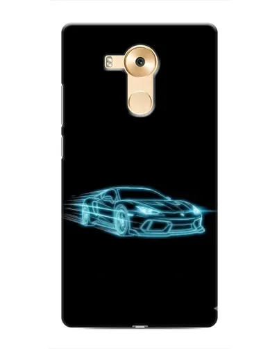 Чехол для Huawei Mate 8 (NXT) с картинкой «Неоновый контур Lamborghini» Чехол для Huawei Mate 8 (NXT) с картинкой «Неоновый контур Lamborghini»