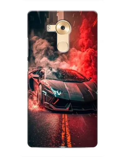 Чехол для Huawei Mate 8 (NXT) с картинкой «Lamborghini красный дым» Чехол для Huawei Mate 8 (NXT) с картинкой «Lamborghini красный дым»
