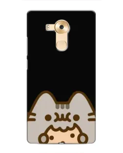 Чехол для Huawei Mate 8 (NXT) с картинкой «Пушин на черном»