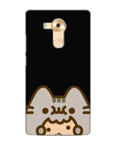 Чехол для Huawei Mate 8 (NXT) с картинкой «Пушин на черном»