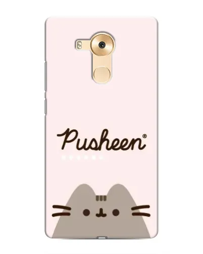 Чехол для Huawei Mate 8 (NXT) с картинкой «Pusheen логотип»