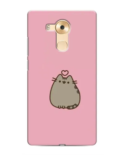 Чехол для Huawei Mate 8 (NXT) с картинкой «Pusheen сердце»