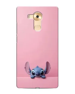 Чехол для Huawei Mate 8 (NXT) с картинкой «Stitch выглядывает»