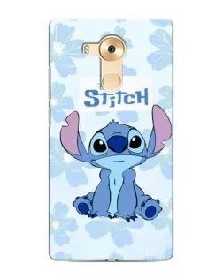 Чехол для Huawei Mate 8 (NXT) с картинкой «Stitch среди цветов»