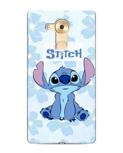 Чехол для Huawei Mate 8 (NXT) с картинкой «Stitch среди цветов»