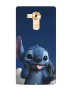 Чехол для Huawei Mate 8 (NXT) с картинкой «Стич в облаках»