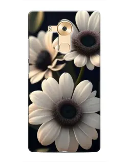 Чехол для Huawei Mate 8 (NXT) с картинкой «Белые маргаритки макро»