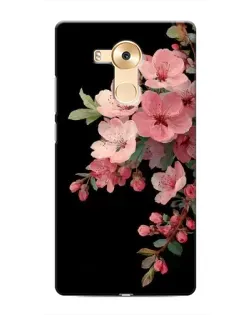 Чехол для Huawei Mate 8 (NXT) с картинкой «Розовая ветка сакуры»