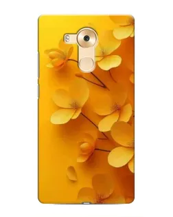 Чехол для Huawei Mate 8 (NXT) с картинкой «Золотые лепестки»