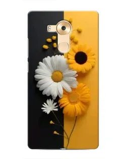 Чехол для Huawei Mate 8 (NXT) с картинкой «Подсолнух и ромашка»