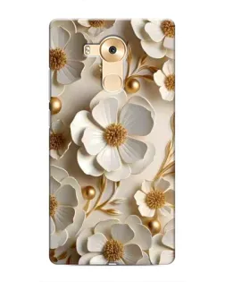 Чехол для Huawei Mate 8 (NXT) с картинкой «Белие бумажние  цвети»