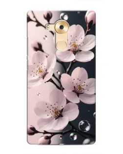 Чехол для Huawei Mate 8 (NXT) с картинкой «Нежная сакура и капли»